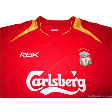 2005-06 Liverpool CL Home Shirt