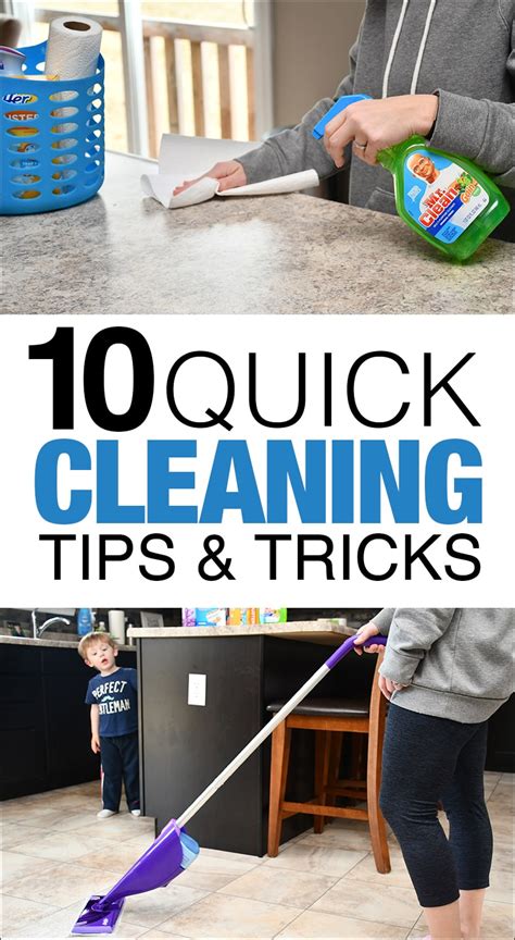 10 Quick Cleaning Tips - How to Clean Your Home Fast