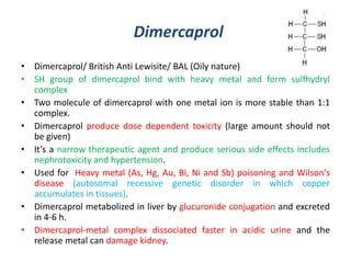 Toxicities and manag. of poisonings (heavy metals) | PPT