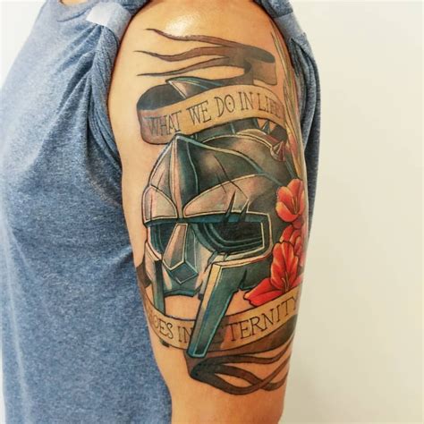 Chronic Ink tattoo Alex Rodway Illustrative Tattoo Gladiator helmet ...