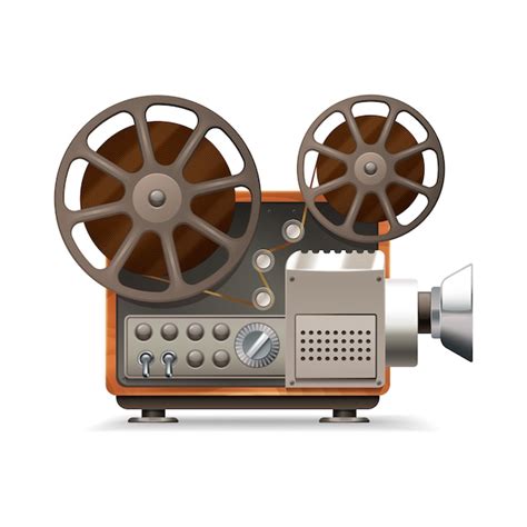 Free Vector | Realistic professional film projector