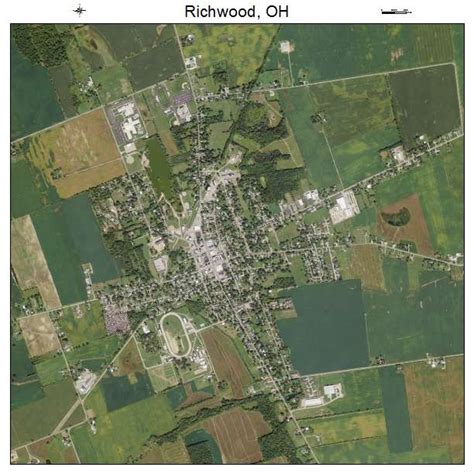 Aerial Photography Map of Richwood, OH Ohio