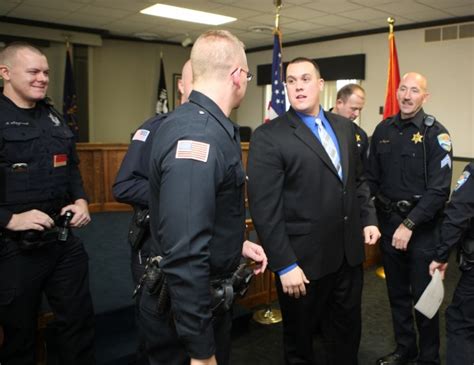 Portage swears in newest police officer