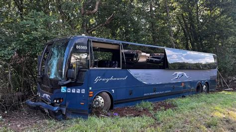 Greyhound bus crash on I 75 in Monroe County Forsyth Georgia | 11alive.com