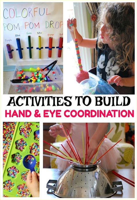 Activities to Build Hand and Eye Coordination | Coordination activities, Eye hand coordination ...