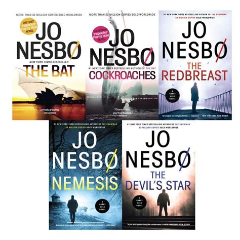 HARRY HOLE Thriller Series by Jo Nesbo LARGE Paperback Set of Books 1-5 ...