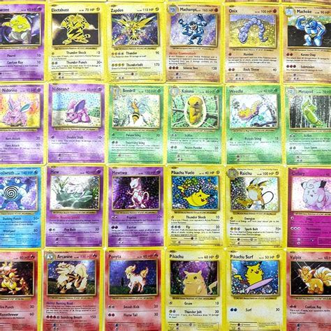 1996 Gen1 Pokemon First Edition English 60pcs Cards Vmax Charizard ...