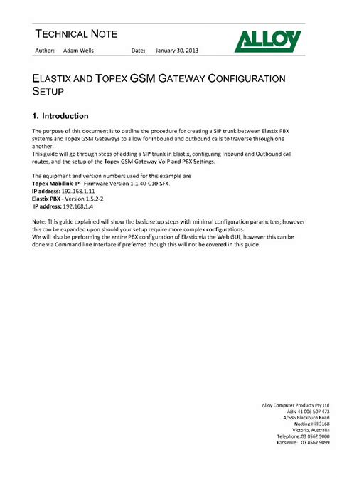 (PDF) Topex GSM Gateway and Elastix Configuration - DOKUMEN.TIPS