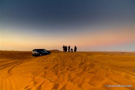 Driving Into The Sunset, Desert Safari, Dubai - YourAmazingPlaces.com