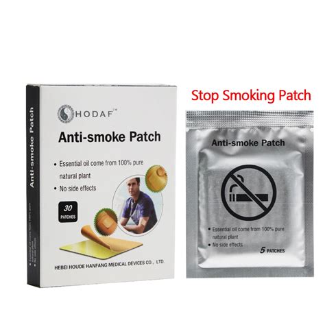 30 Patches 100% Natural Ingredient Stop Smoking &Anti Smoke Patch for ...