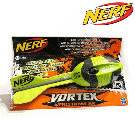 NERF Aero Vortex Howler Throwing FOOTBALL Rocket Whistling Whistles GREEN A0366 | eBay