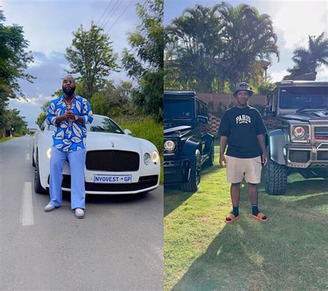 PICS: Who has the best cars Cassper Nyovest VS Andile Mpisane