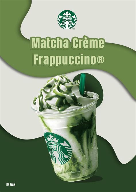 Matcha creme frappuccino | Starbucks advertising, Starbucks poster ...