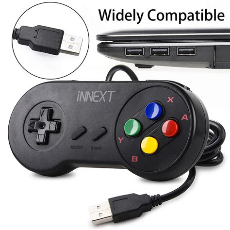 1/2 Pack SNES NES USB Super SNES USB Controller Gamepad For PC Mac Raspberry Pi | eBay