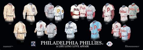 Philadelphia Phillies Uniform/Jersey Baseball Poster by Nola McConnan ...