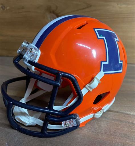 Illinois Fighting Illini Mini Football Helmet - 417 Helmets