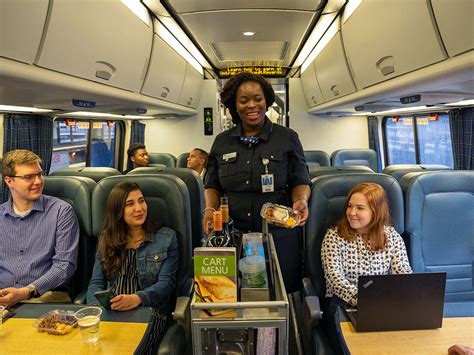 Options de repas de l'Acela | Amtrak