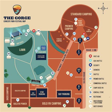 MAP — The Gorge Campground