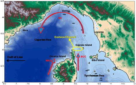 Map of the Ligurian Sea. | Download Scientific Diagram