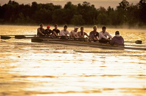 Mens 8-seat Rowing Crew Training #1 Photograph by Henry Georgi - Pixels