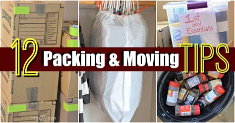 12 Packing & Moving Tips: Pack Your Home Like a Pro - Hip2Save