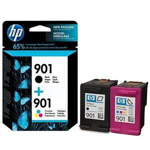 HP Officejet 4500 inchiostro, originali HP 901 Nero & Colore Cartuccia ...