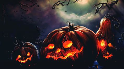 3840x2160 resolution | Jack-o'-Lantern wallpaper, Halloween, Terror, night, fantasy art HD ...