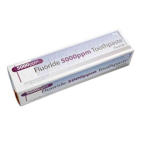 Buy Sodium Fluoride Toothpaste 5000 ppm, 51G - Dock Pharmacy