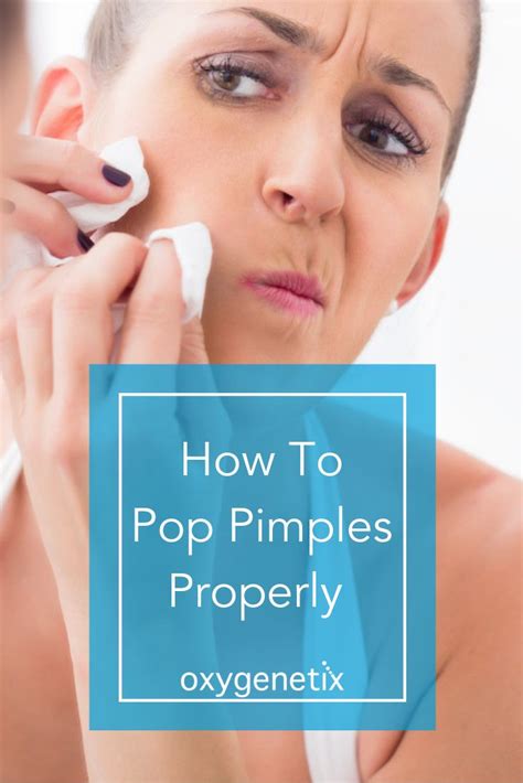 How To Pop Pimples Properly | Pimples, Pimple popping, Acne prone skin