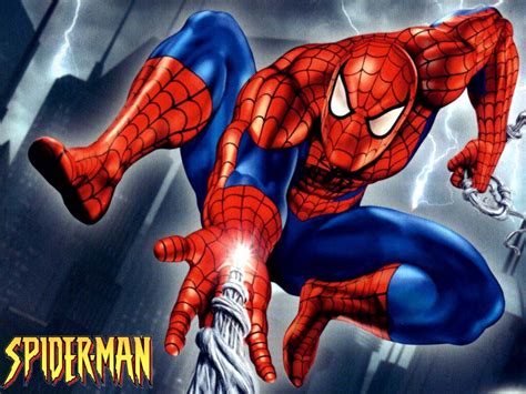 Spiderman Cartoon Wallpaper