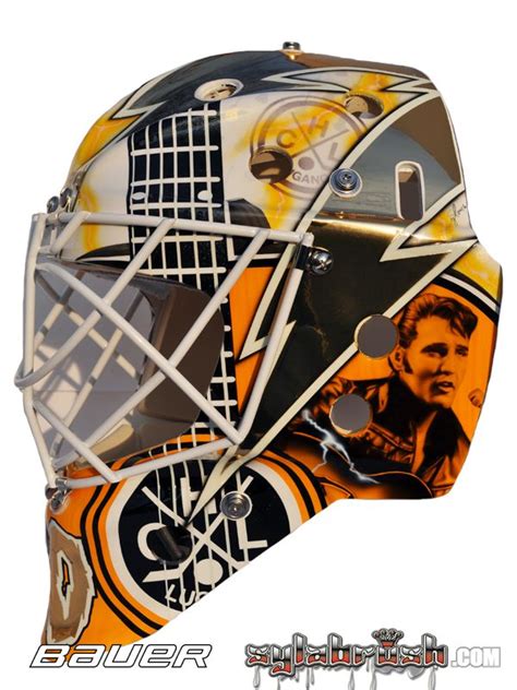 Elvis Merzlikins Goes Graceland With New Mask Design - InGoal Mag ...