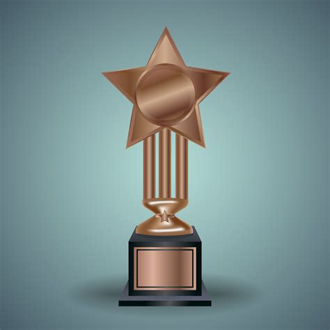 Bronze Trophy Mockup 19862574 Vector Art at Vecteezy