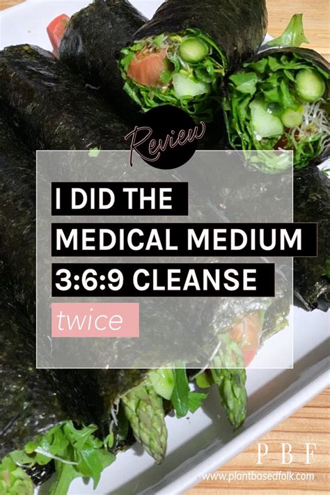 Medical Medium 3:6:9 Cleanse Review | Medical medium, Natural colon ...