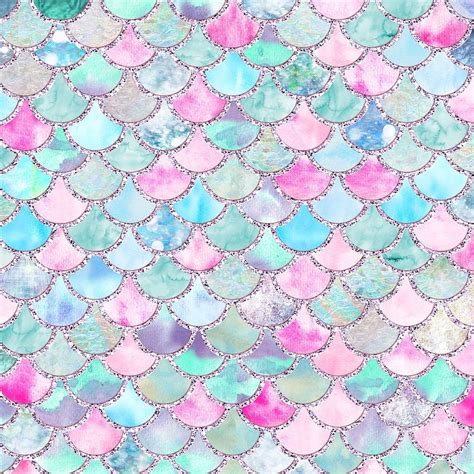 Buy Teal Summer Mermaid Scales, summer glitter HD phone wallpaper | Pxfuel