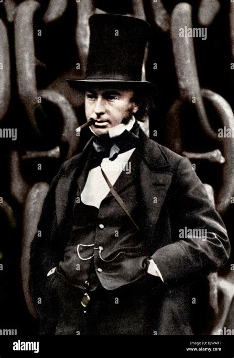 Isambard Kingdom Brunel, British engineer, 1857 (1956). Artist Stock ...