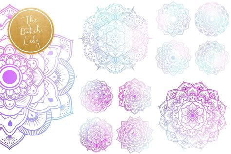 Mandala Clipart in Blue & Gold | Clip art, Mandala, Graphic design company