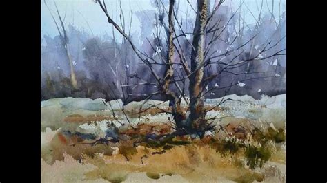 Painting Trees in Watercolour - YouTube