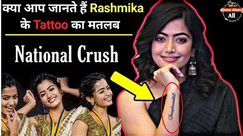 Tattoo On Hand Of Rashmika Mandanna | Rashmika Mandanna