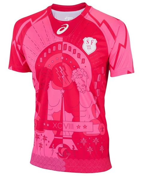 Stade Français Paris ASICS 2015/16 Away | Camisetas deportivas, Camisetas de rugby, Camisetas de ...