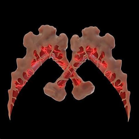 Demon Slayer Gyutaro Blood Sickles 3D model 3D printable | CGTrader