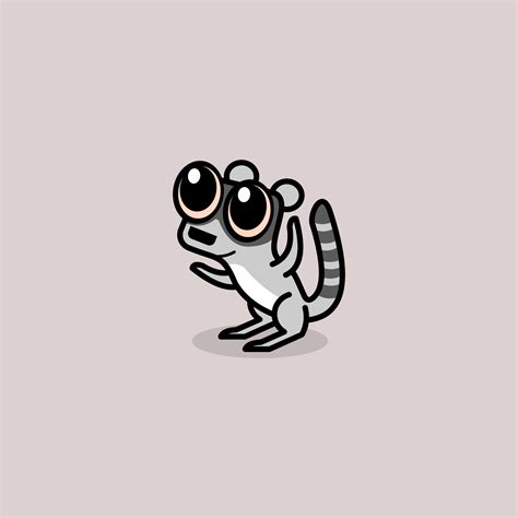 cute cartoon lemur 20792501 Vector Art at Vecteezy