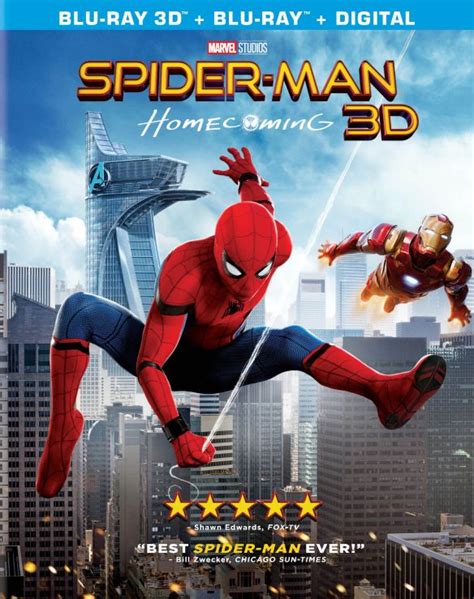 Best Buy: Spider-Man: Homecoming [3D] [Includes Digital Copy] [Blu-ray] [Blu-ray/Blu-ray 3D] [2017]