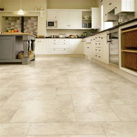 PVC flooring - ART SELECT : LM03 ALDERNEY LIMESTONE - KARNDEAN - residential / tile / strip