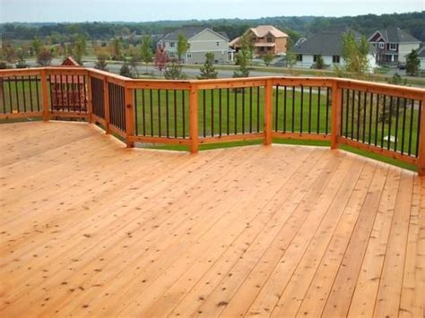 Two Tone Deck Staining in Minnesota