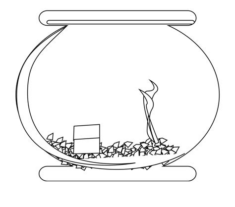 Free Fish Tank Clipart Black And White, Download Free Fish Tank Clipart ...