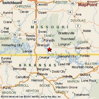 Cedar Creek, Missouri Area Map & More