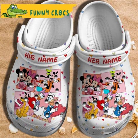 Customized Characters Walt Disney Crocs - Discover Comfort And Style Clog Shoes With Funny Crocs