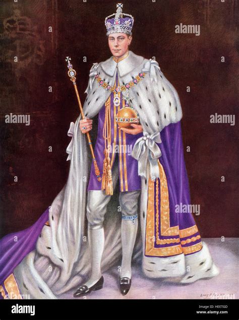 Coronation george vi 1895 1952 hi-res stock photography and images - Alamy