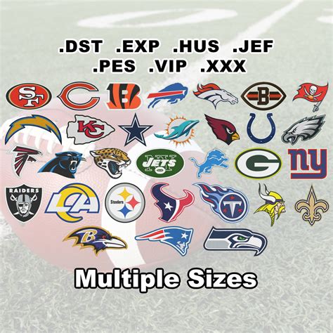 Nfl Embroidery Designs Free Download Nfl Logo (3) - lesamiesdemayalabeille