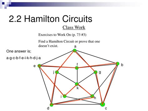 PPT - 2.2 Hamilton Circuits PowerPoint Presentation, free download - ID:183081